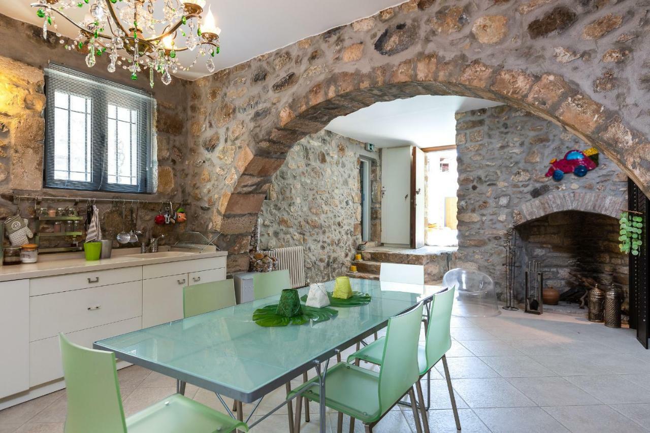 Muazzo Creta Stone House, Nature Escape With Pool, By Thinkvilla Pigi  외부 사진